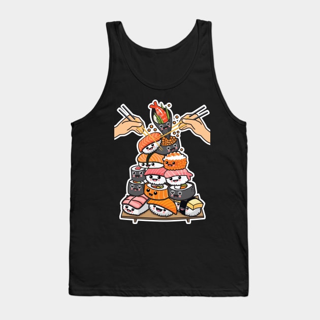 Sushi Tank Top by Plushism